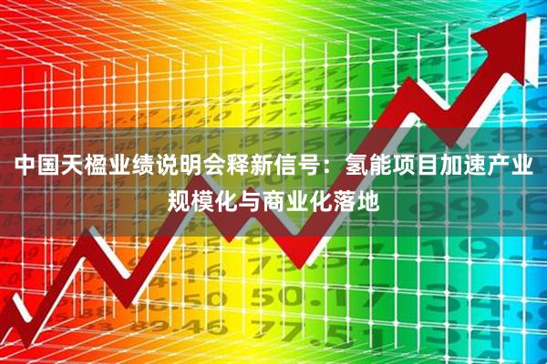 中国天楹业绩说明会释新信号：氢能项目加速产业规模化与商业化落地