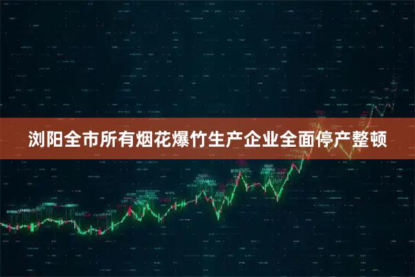 浏阳全市所有烟花爆竹生产企业全面停产整顿